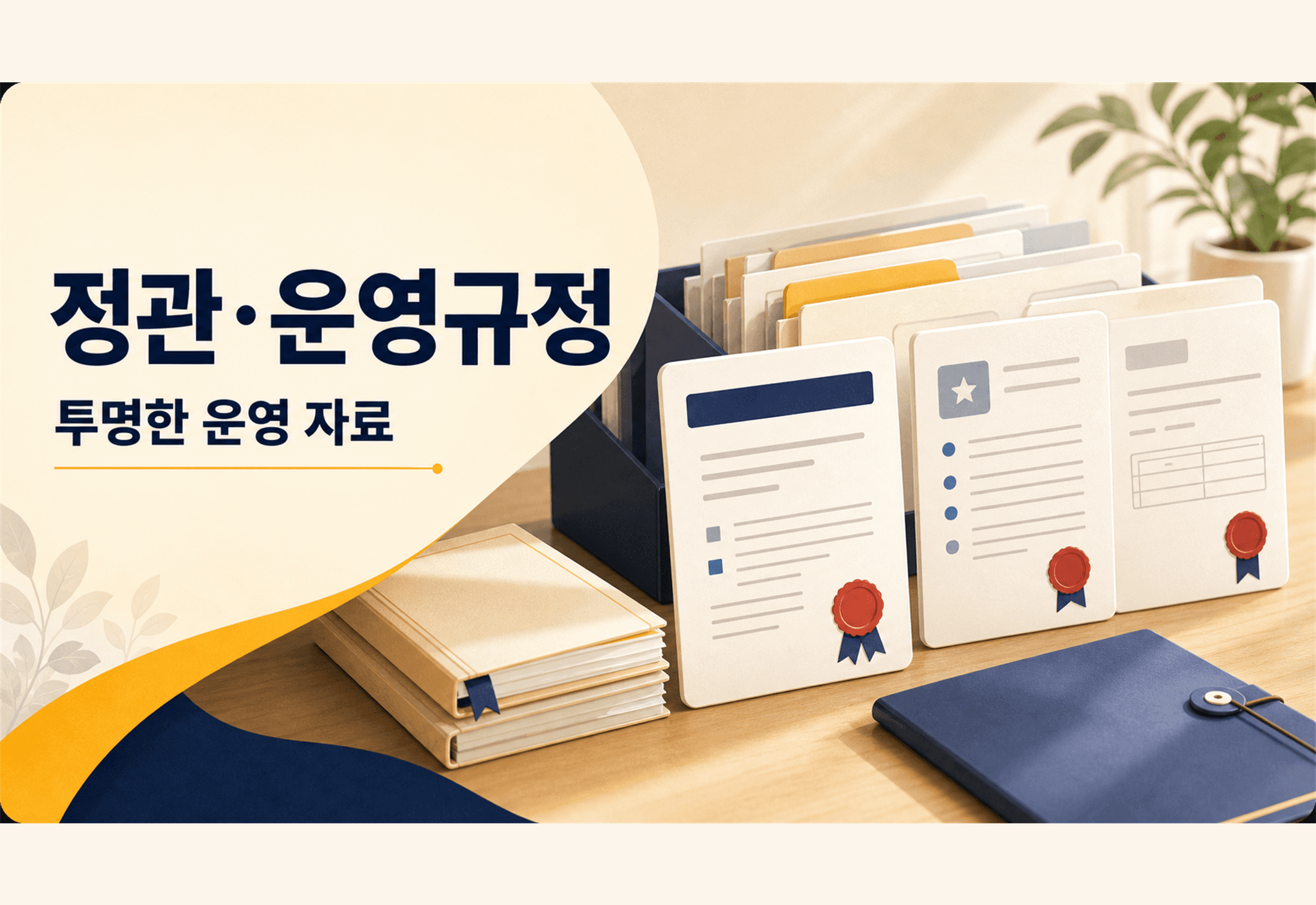 법인 정관과 운영규정 PDF 아카이브 이미지
